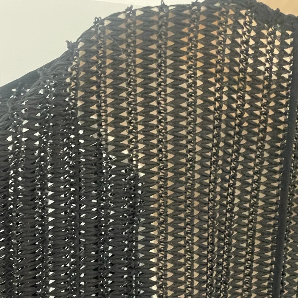 ZARA- Sexy Black Cutout Sweater - XS